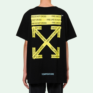 BLACK FIRETAPE S/S T-SHIRT